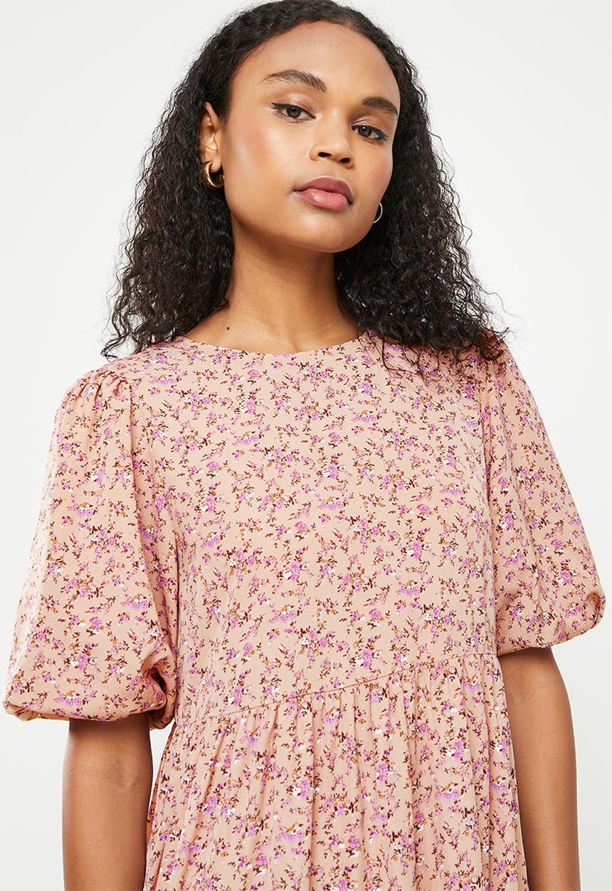 Glamorous - Culpture dress - pink ditsy floral