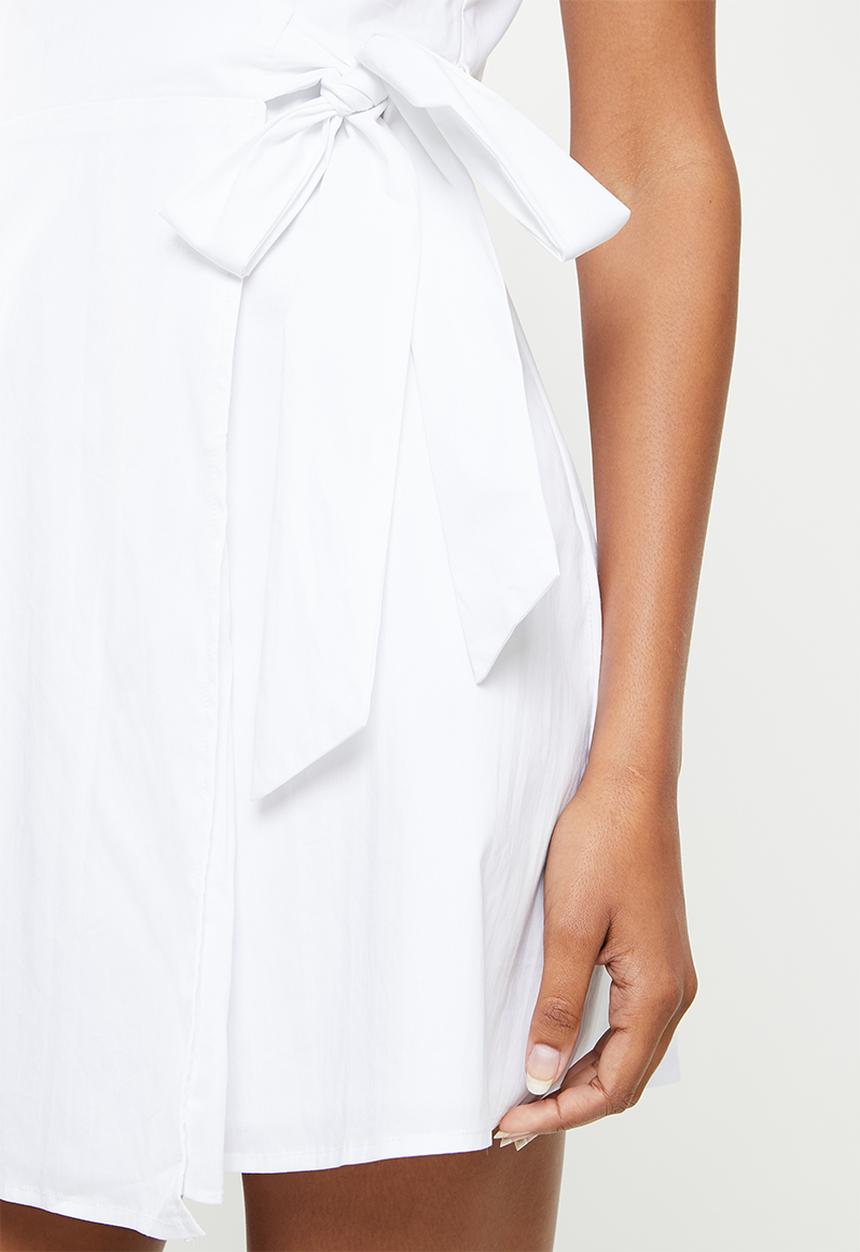 Glamorous - Hummed dress - white