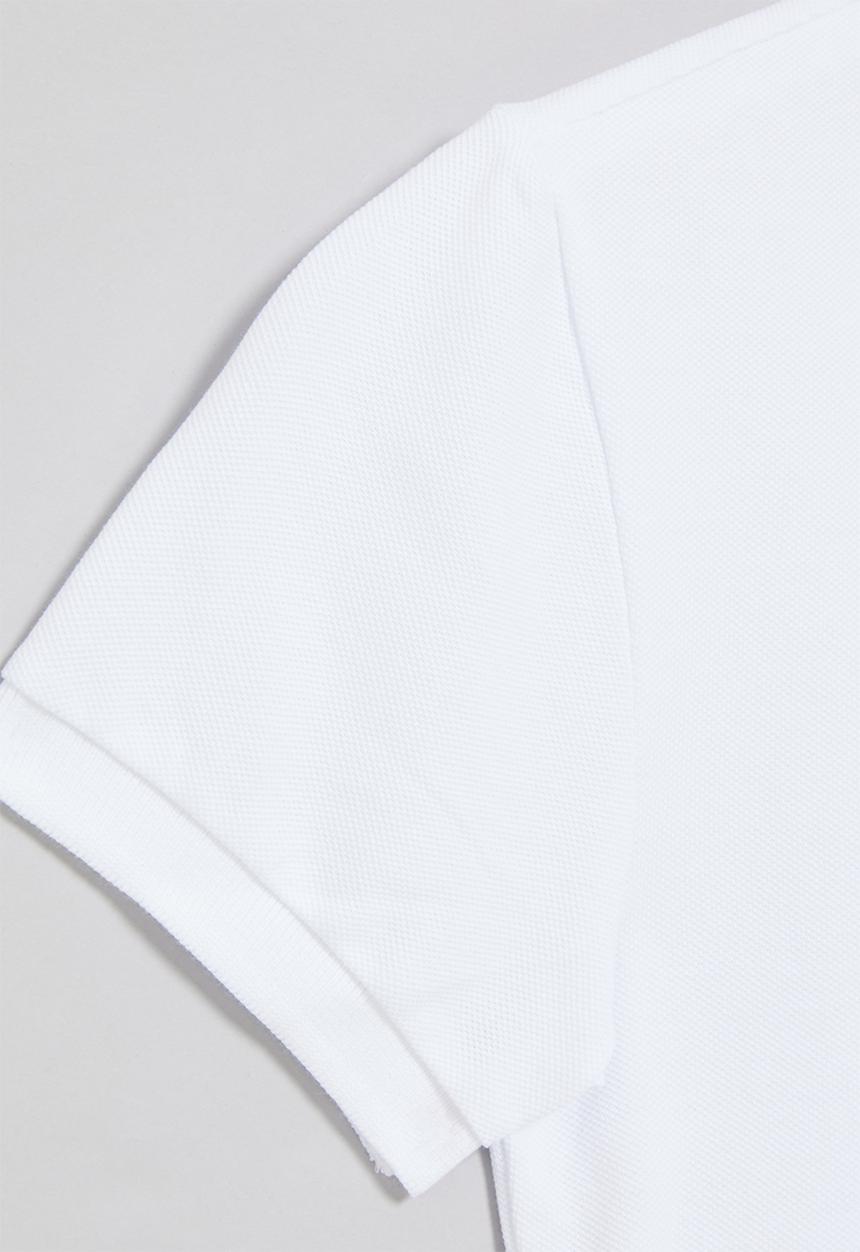GUESS - Short sleeve classic guess polo - true white
