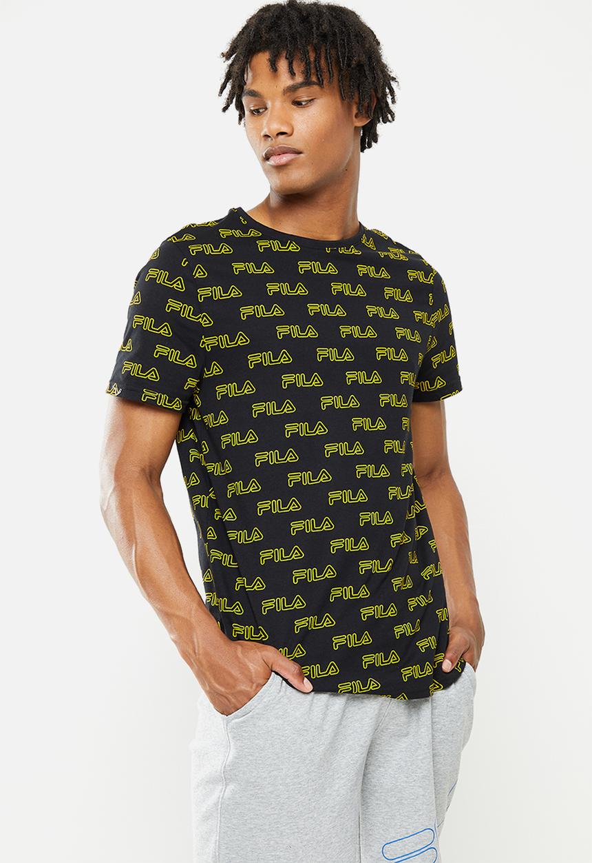 FILA - Amoro aop short sleeve tee - black