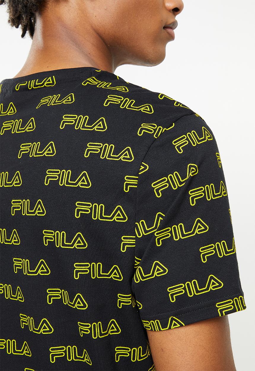 FILA - Amoro aop short sleeve tee - black