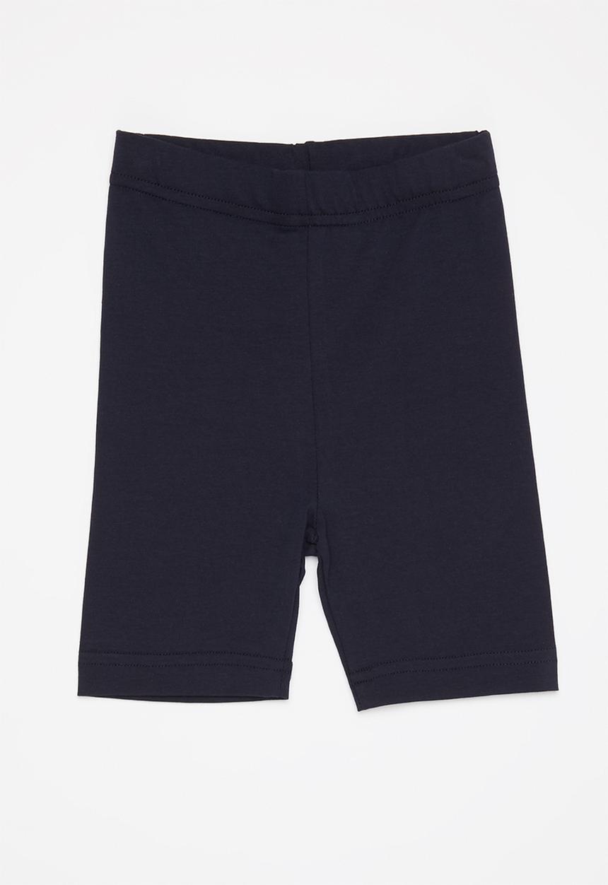 Pop Candy - Younger girls 2 pack cycling shorts - navy & pink