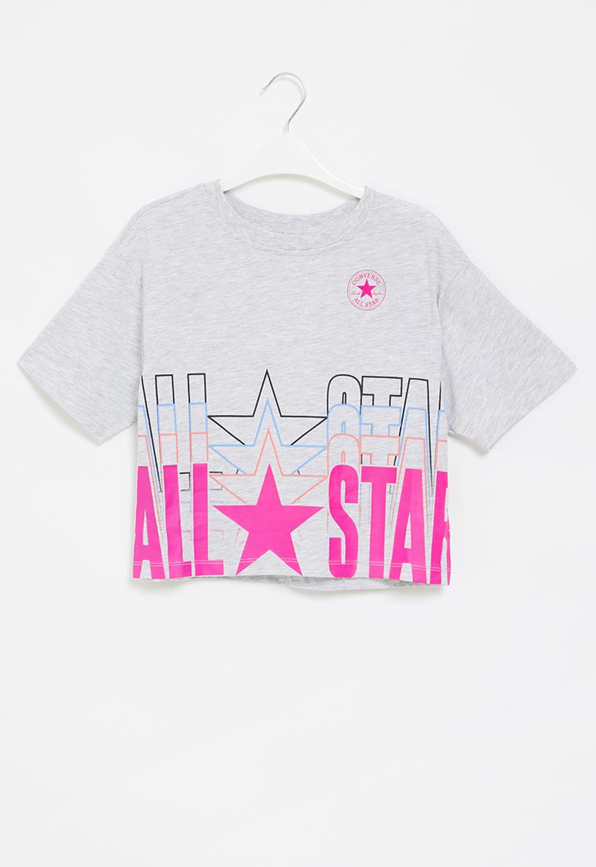 Converse - Cnvg all star repeat boxy tee - lunar rock heather
