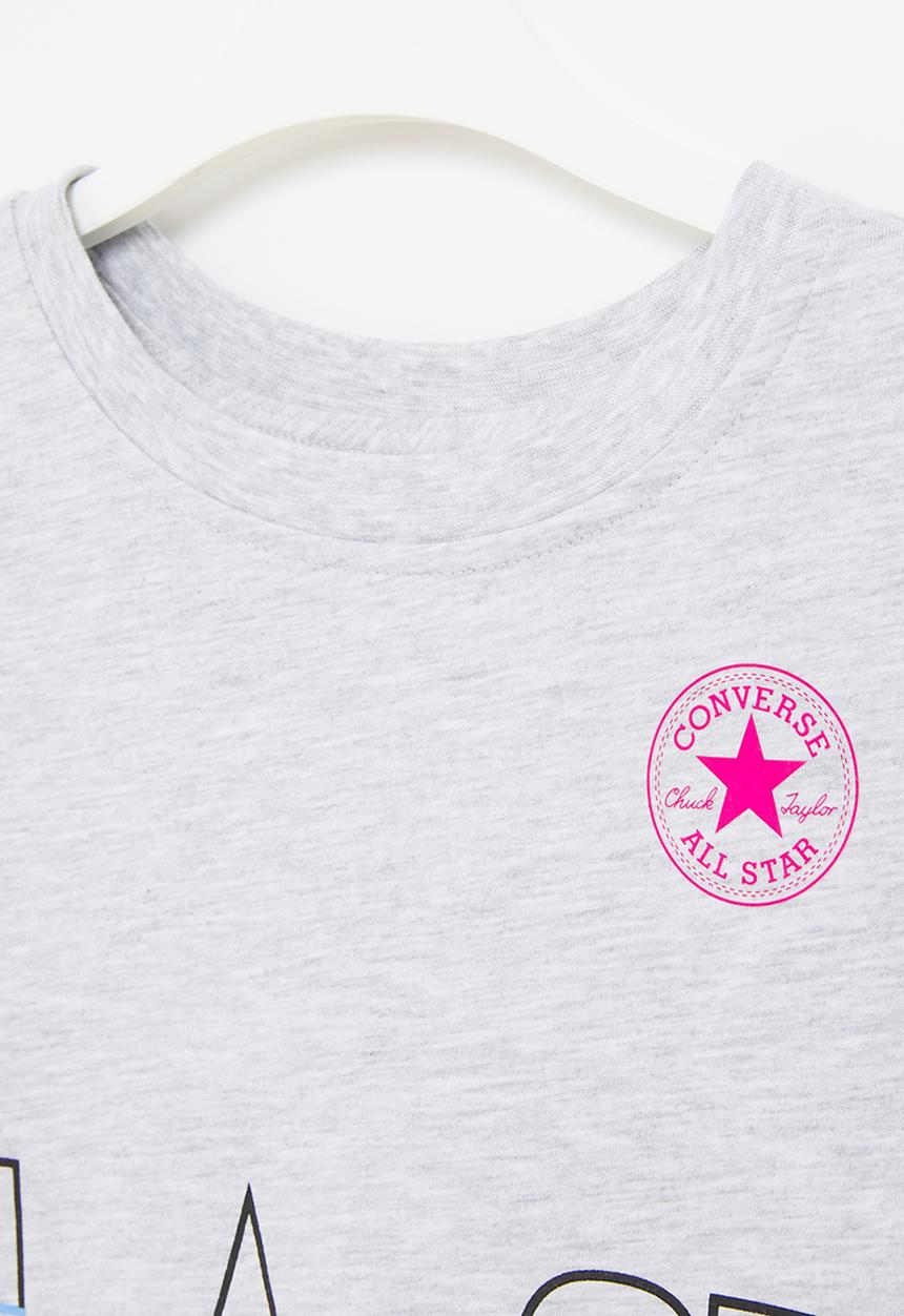 Converse - Cnvg all star repeat boxy tee - lunar rock heather