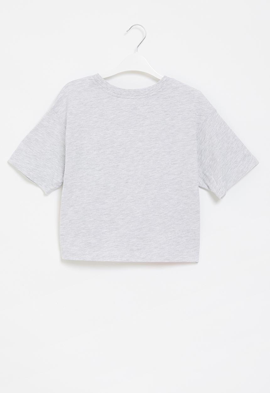 Converse - Cnvg all star repeat boxy tee - lunar rock heather
