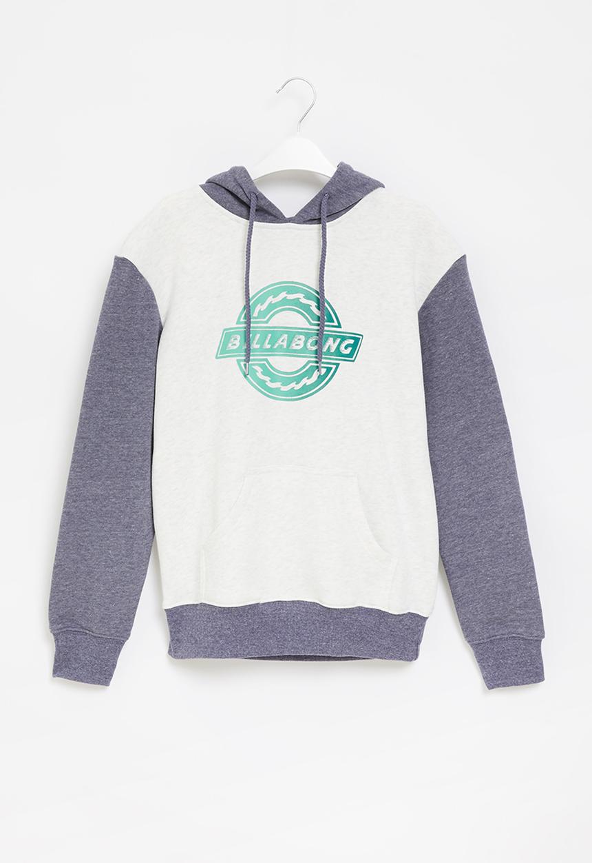 Billabong  - Boys speedzone hood - blue & grey 