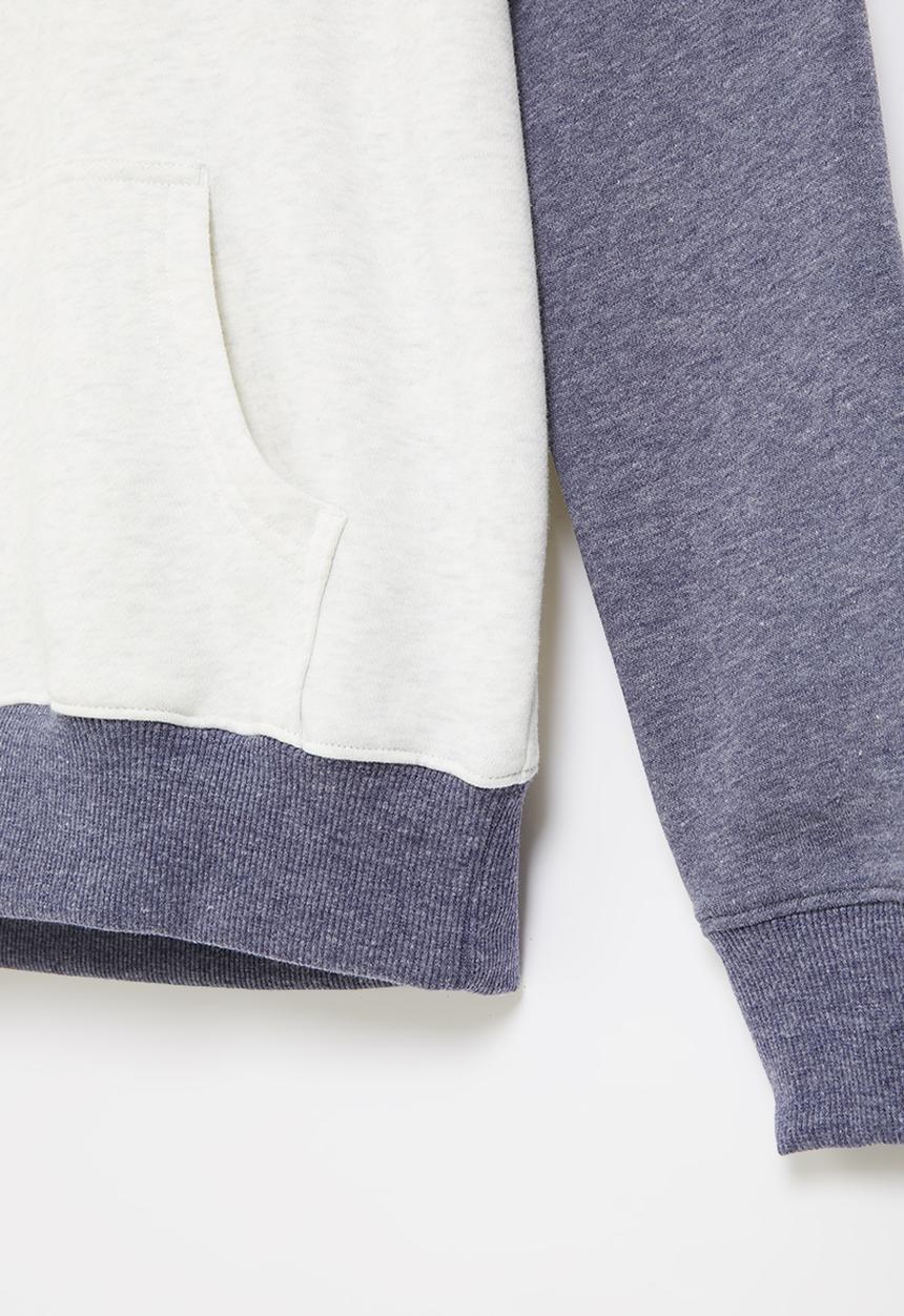 Billabong  - Boys speedzone hood - blue & grey 