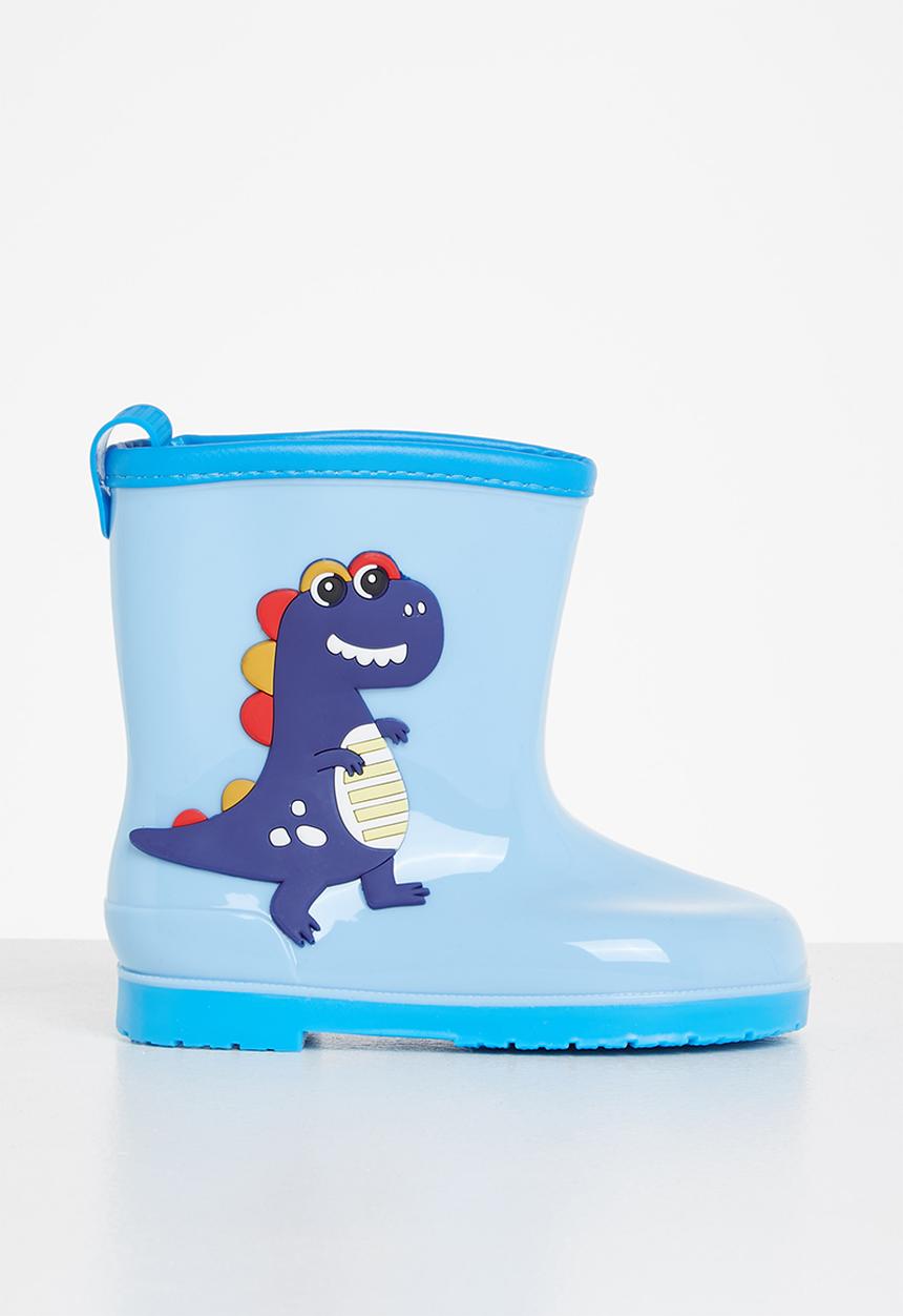 Pop Candy - Dino wellington boots - blue