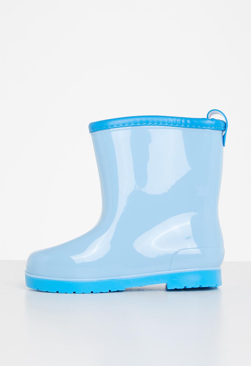 Pop Candy - Dino wellington boots - blue