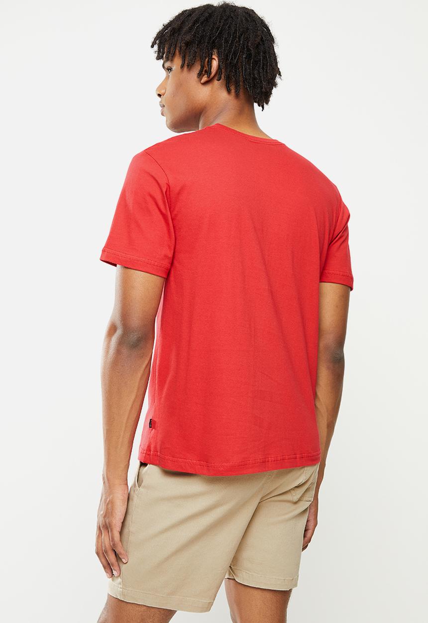 Rip Curl - Topography tee  - red