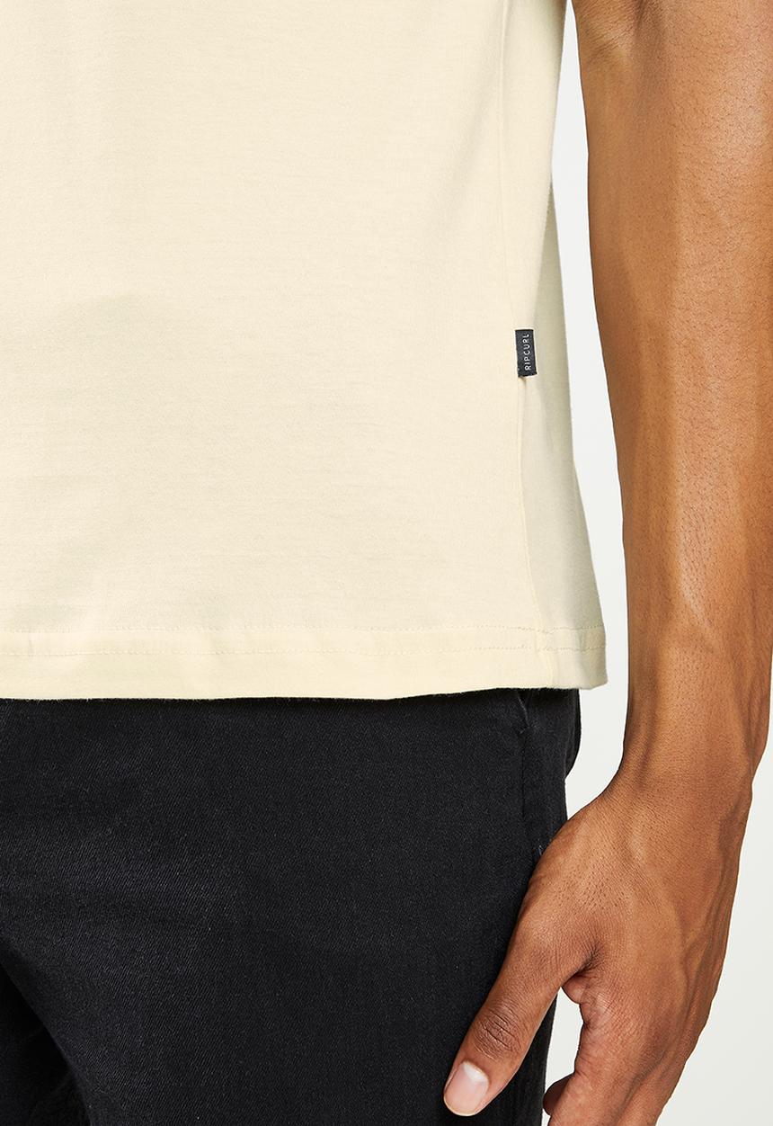 Rip Curl - Mammas split tee  - ecru