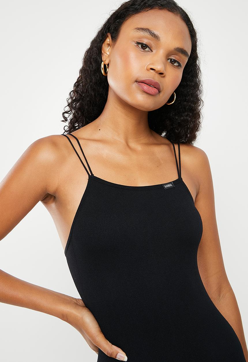 KANGOL - Rib bodysuit - black