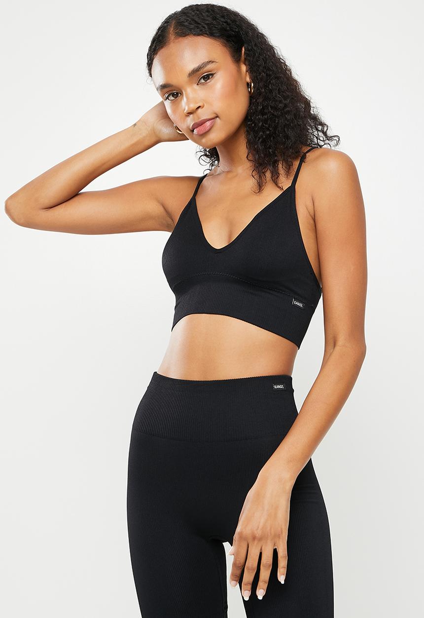 KANGOL - Strappy crop - black