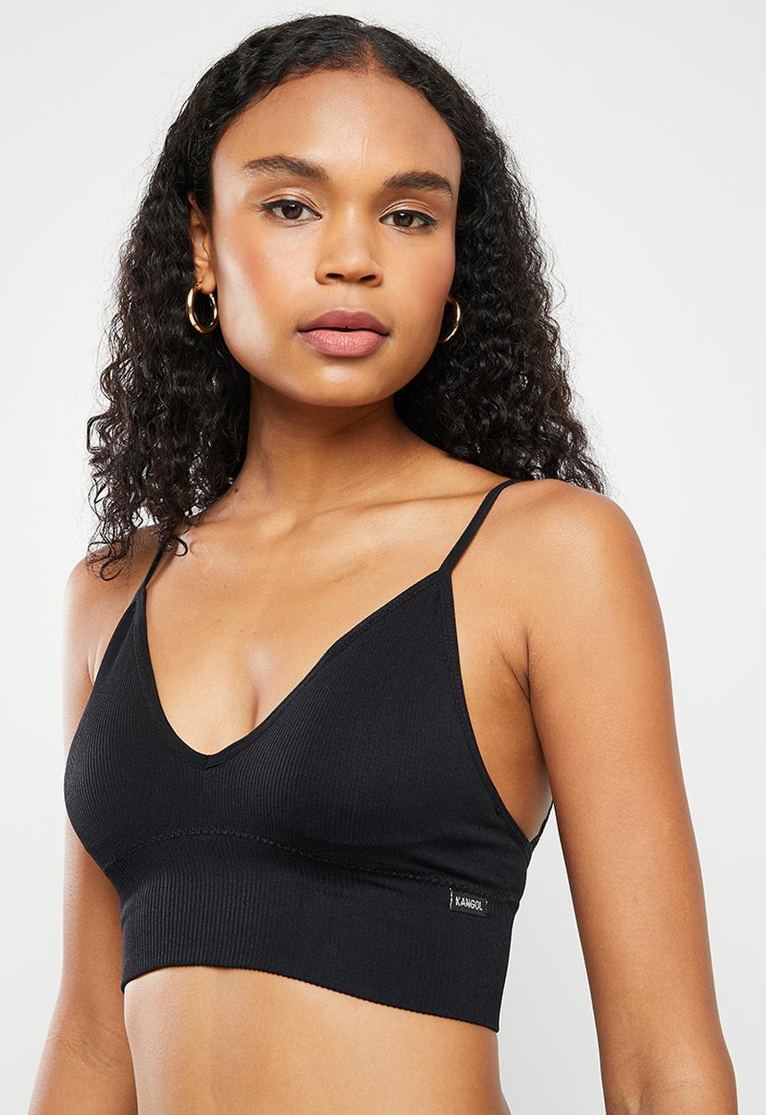 KANGOL - Strappy crop - black