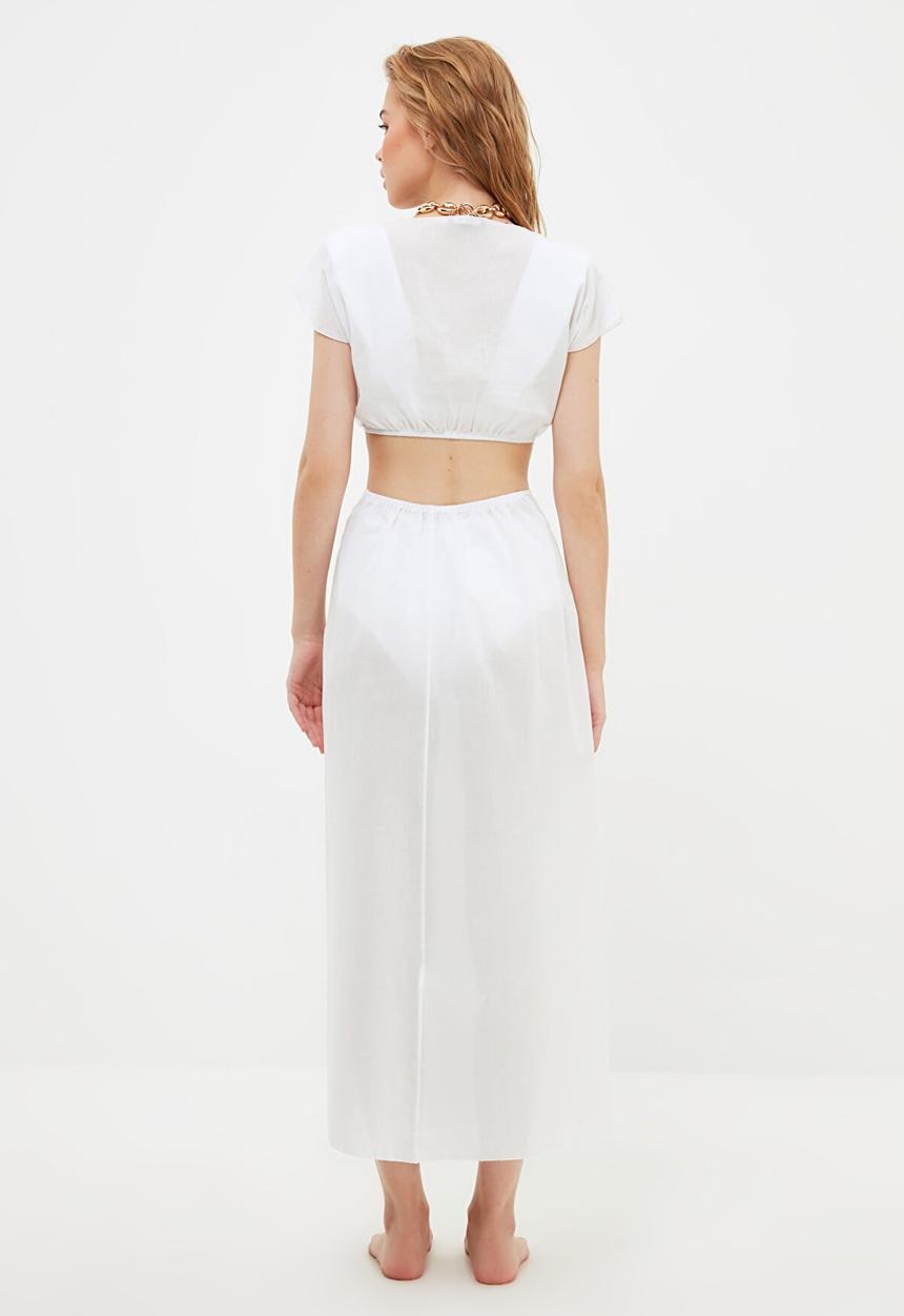 Trendyol - Voile bottom-top set - white