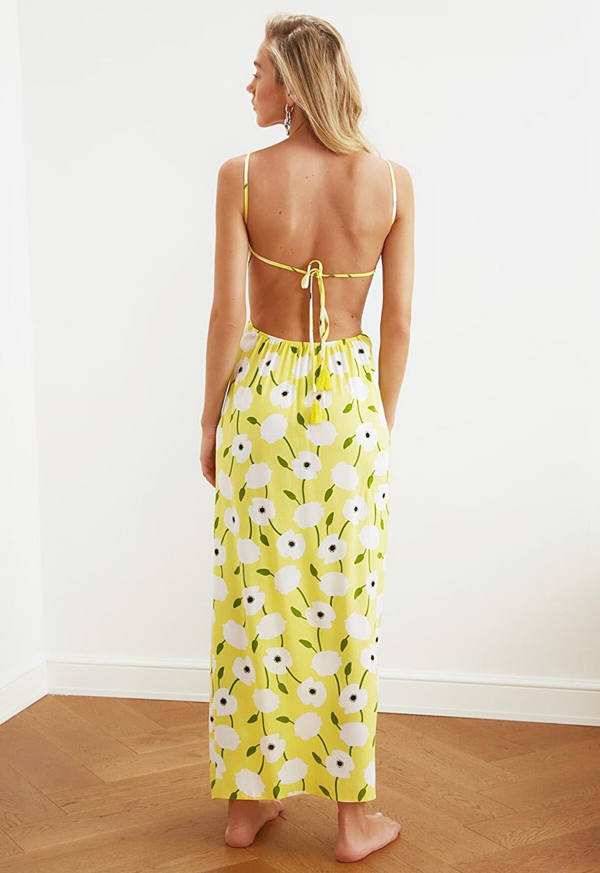 Trendyol - Floral pattern  beach dress - multi 