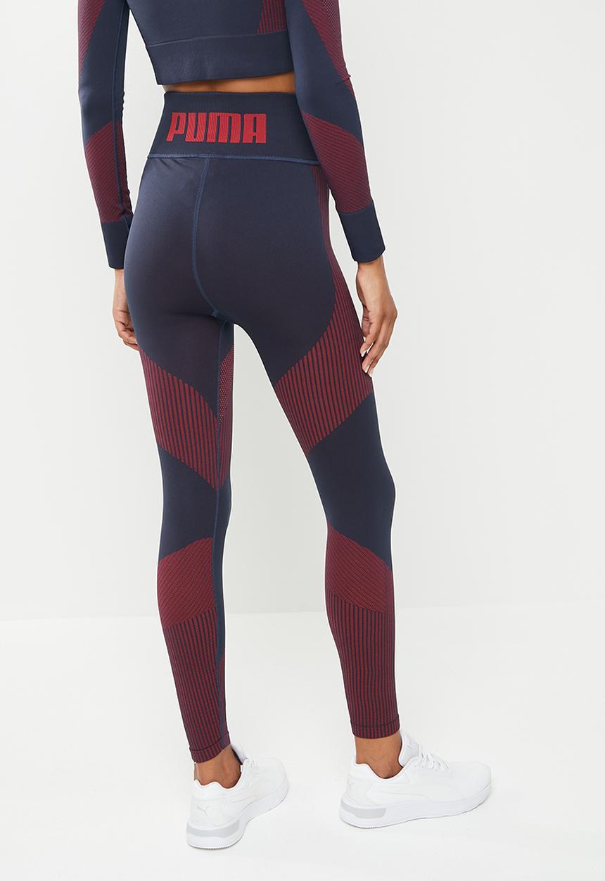 PUMA - Train seamless high waisted 7/8 tights - sunblaze
