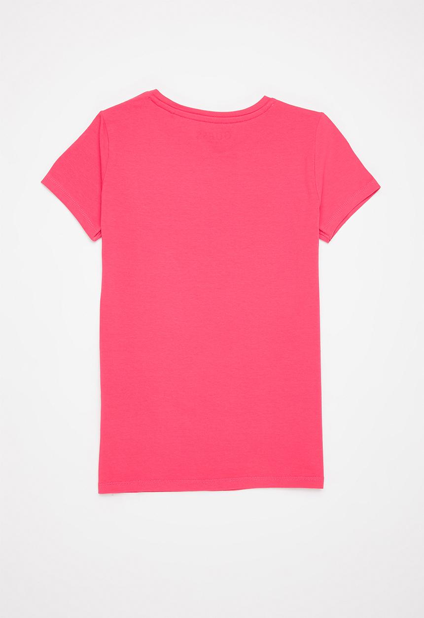 GUESS - Girls sequin printed tee - pink