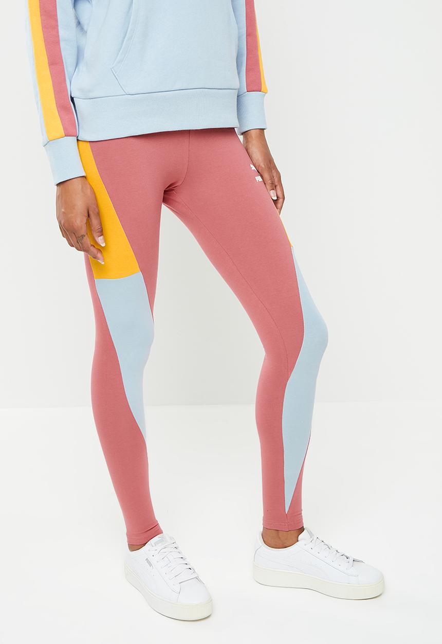 PUMA - Clsx high waist leggings - mauvewood