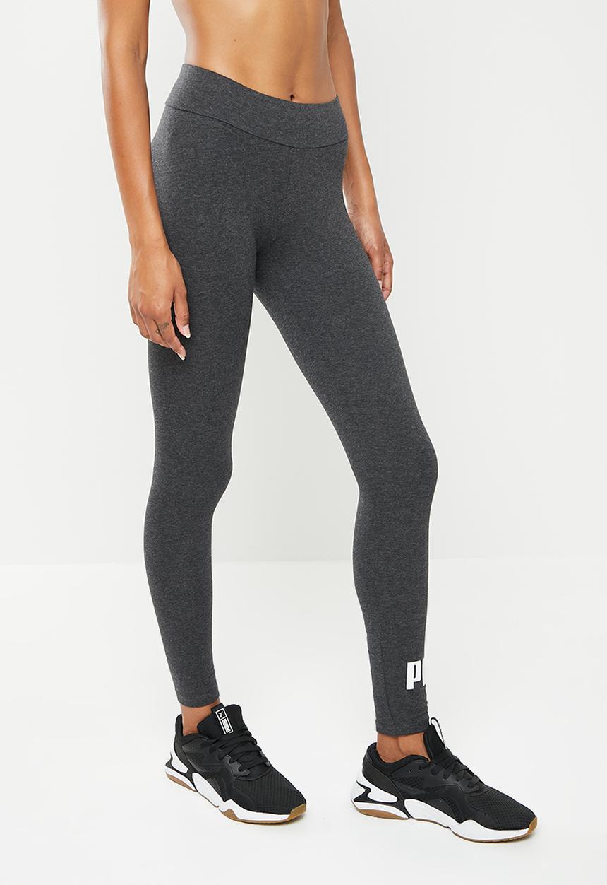 PUMA - Essential logo leggings - dark gray heather