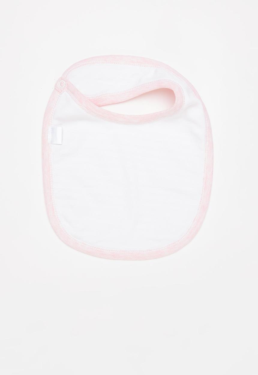 Pop Candy - 3 Pack bib set - pink & white 