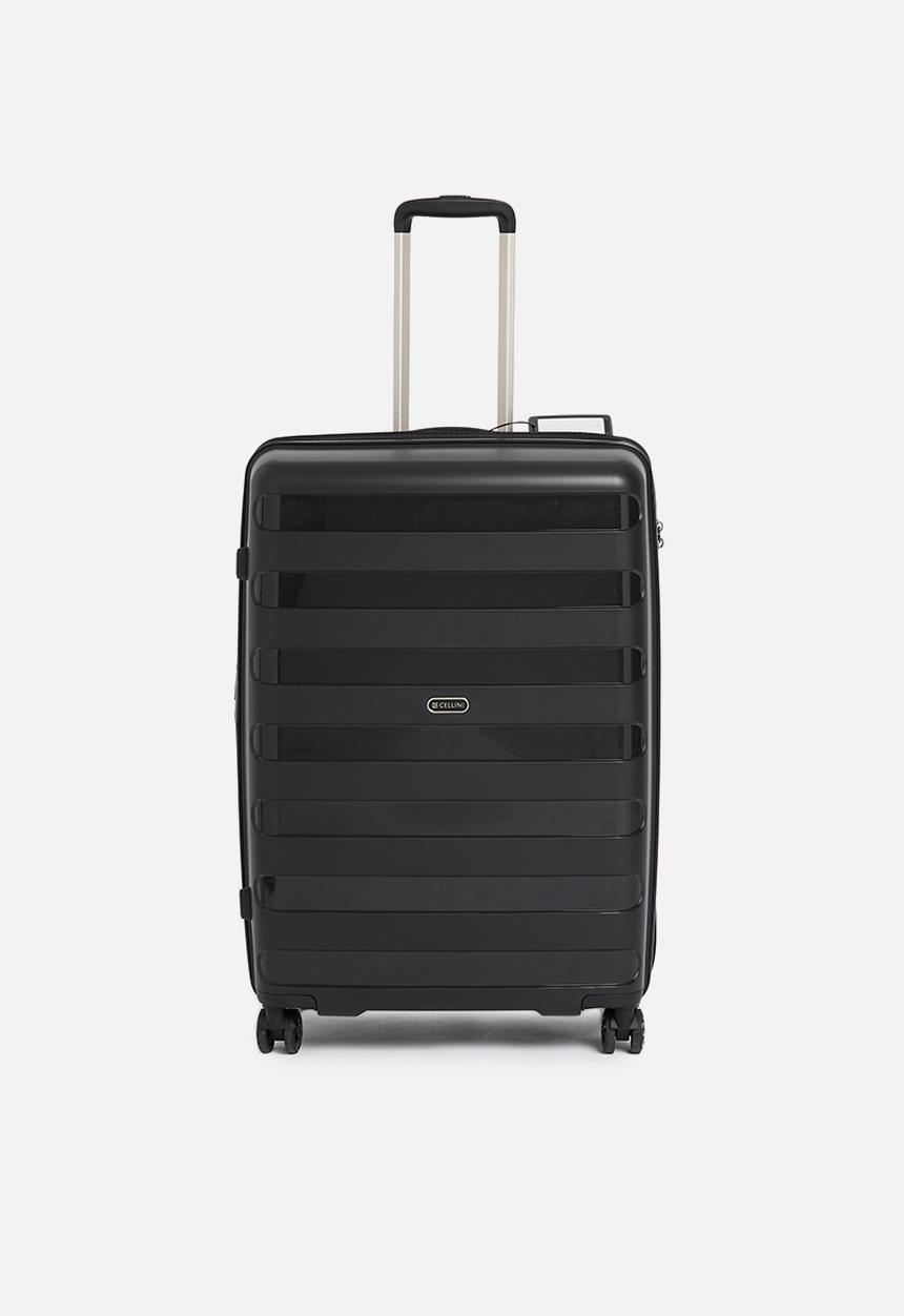 Cellini - Sonic 4 wheel trolley-74cm black