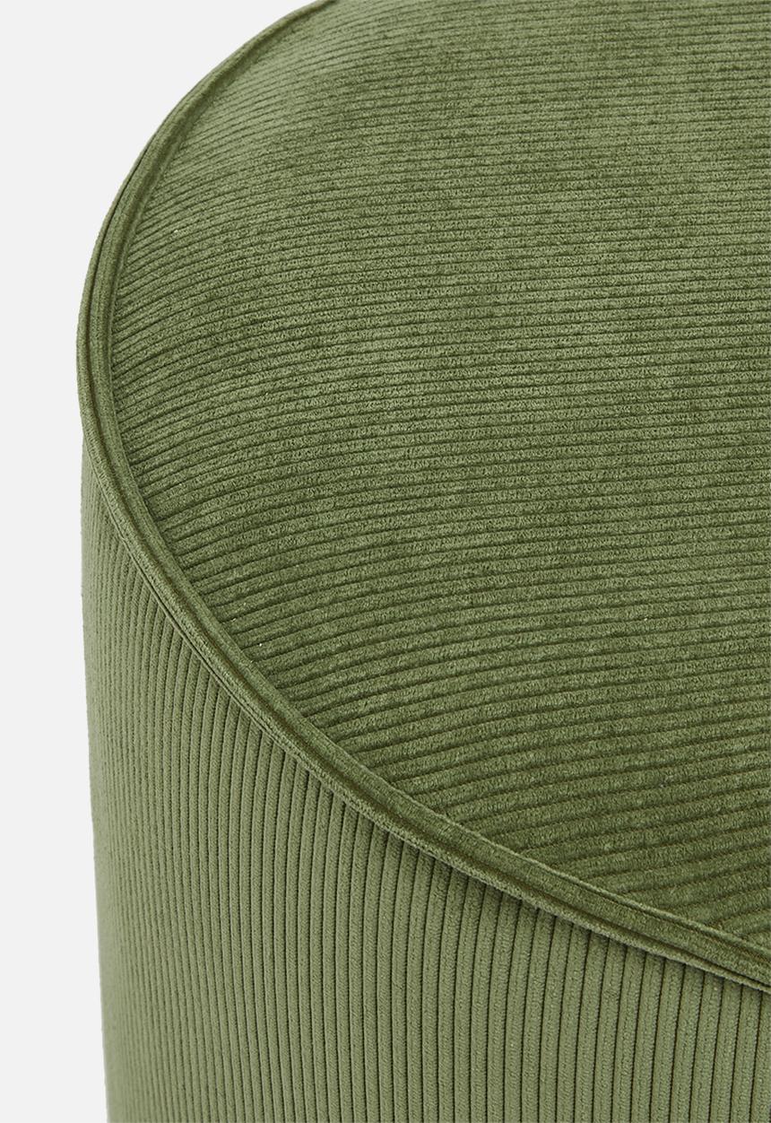 Sixth Floor - Urban ribbed ottoman - olive