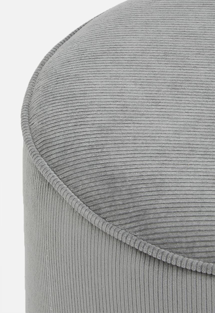 Sixth Floor - Urban ribbed ottoman - grey