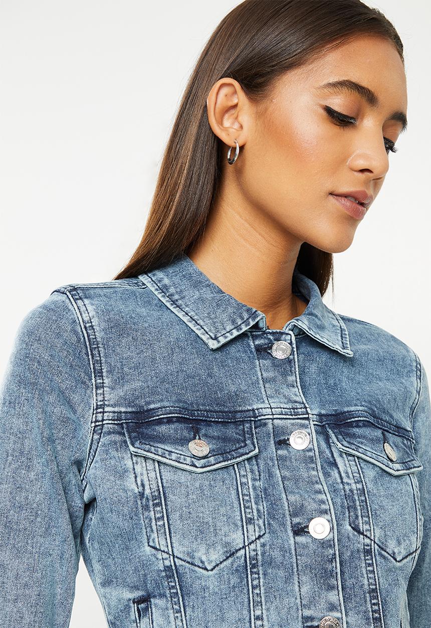 GUESS - Denim jacket - acid wash