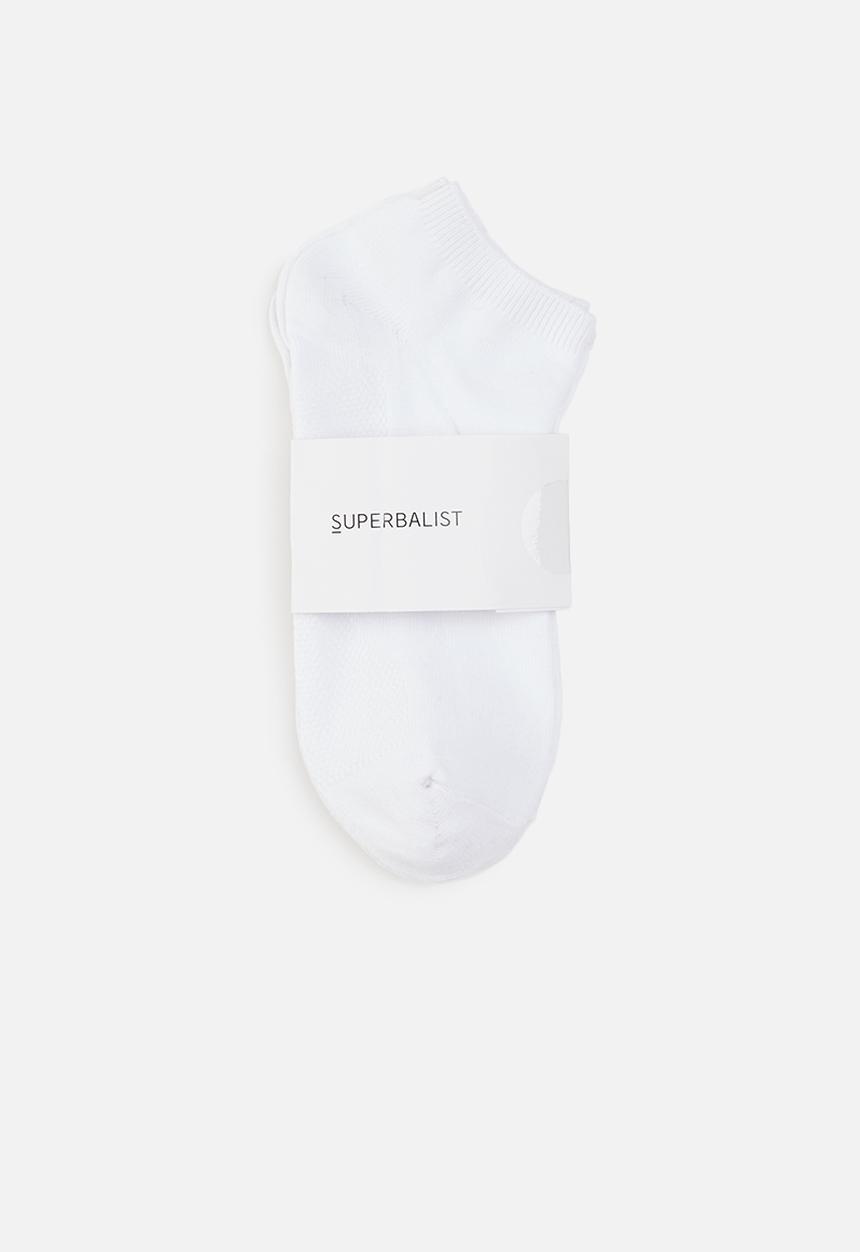 Superbalist - 2 pack ankle socks - white