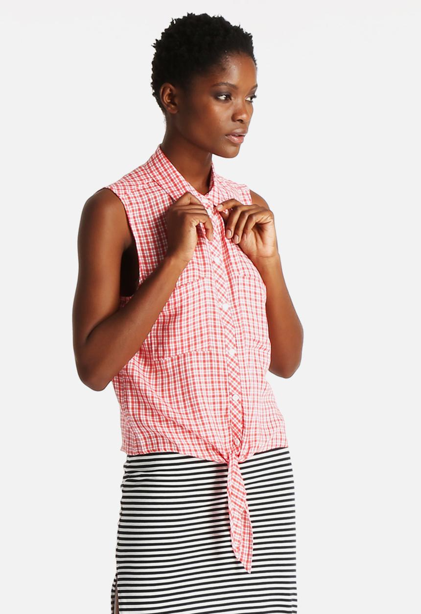 ONLY - Berry Tie-Shirt