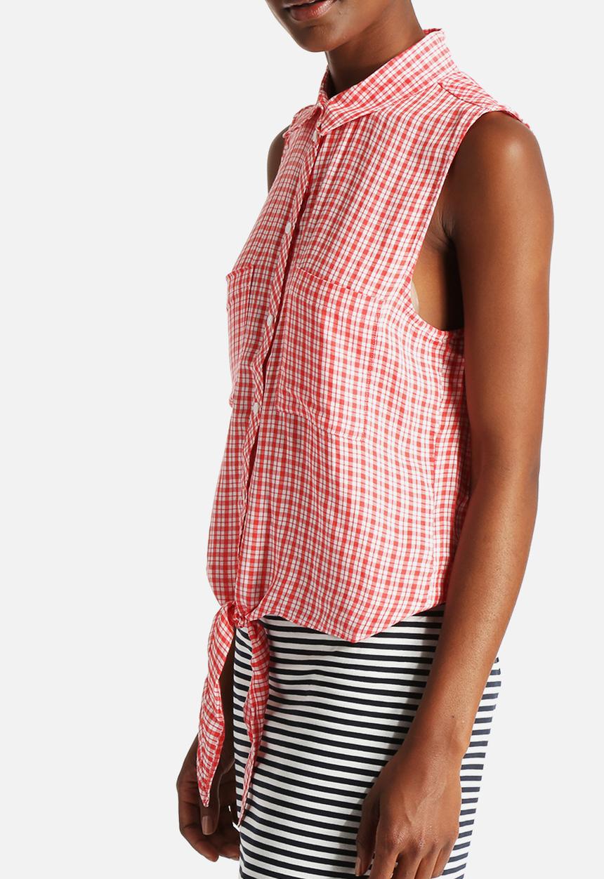 ONLY - Berry Tie-Shirt