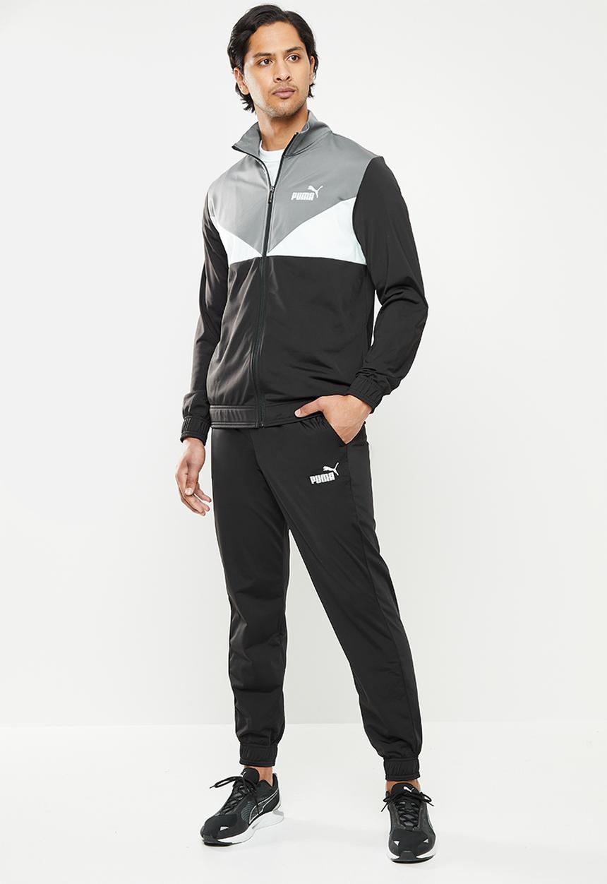 PUMA - Colorblock tracksuit cl - puma black
