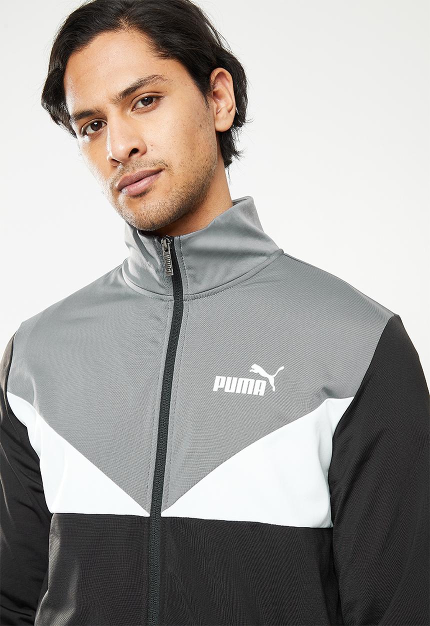 PUMA - Colorblock tracksuit cl - puma black