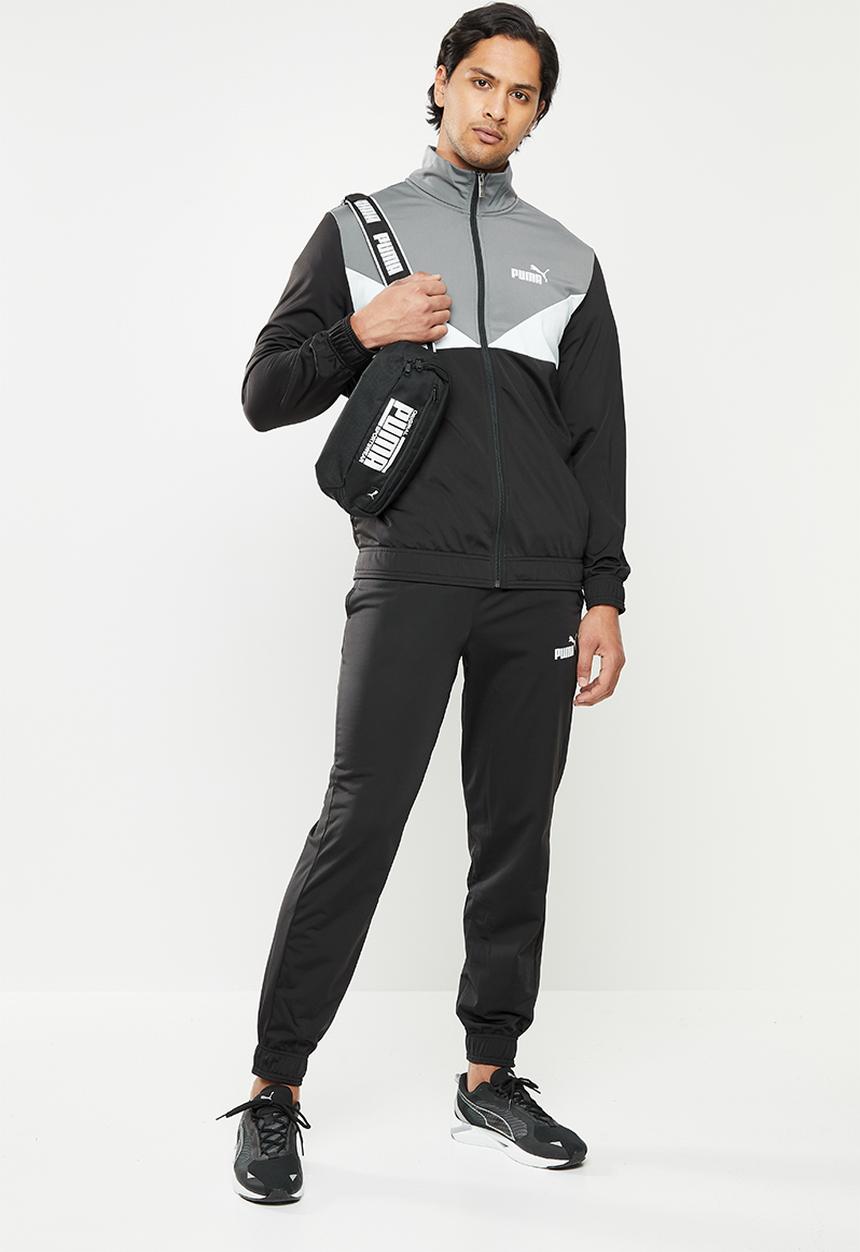 PUMA - Colorblock tracksuit cl - puma black