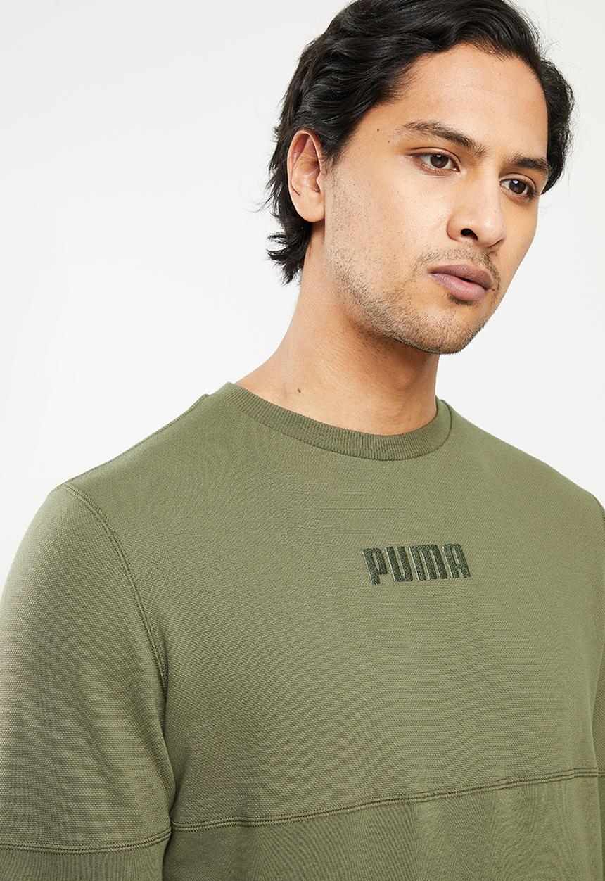PUMA - Modern basics crew tr - grape leaf