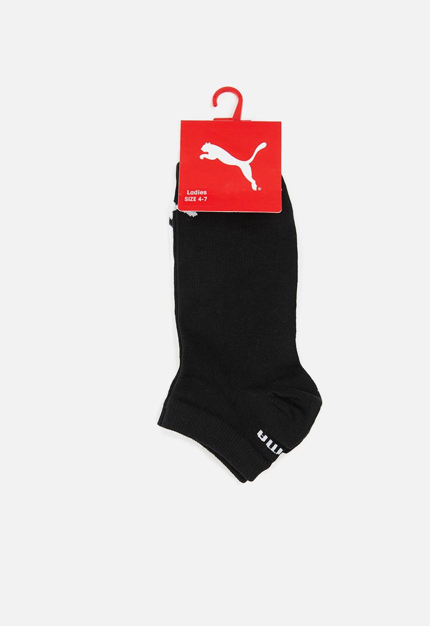 PUMA - 2 Pack secret socks -  black & white