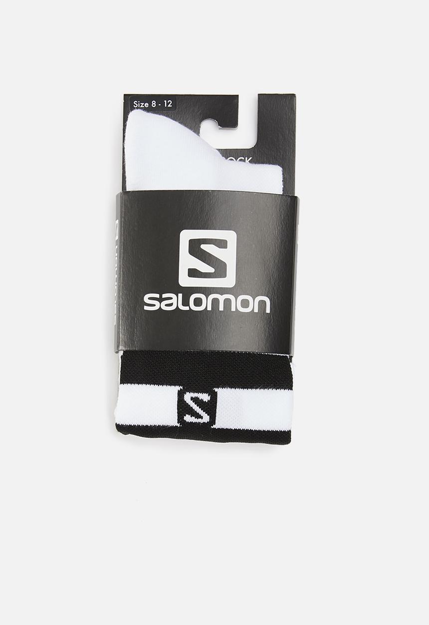 Salomon - Core sock - white & black
