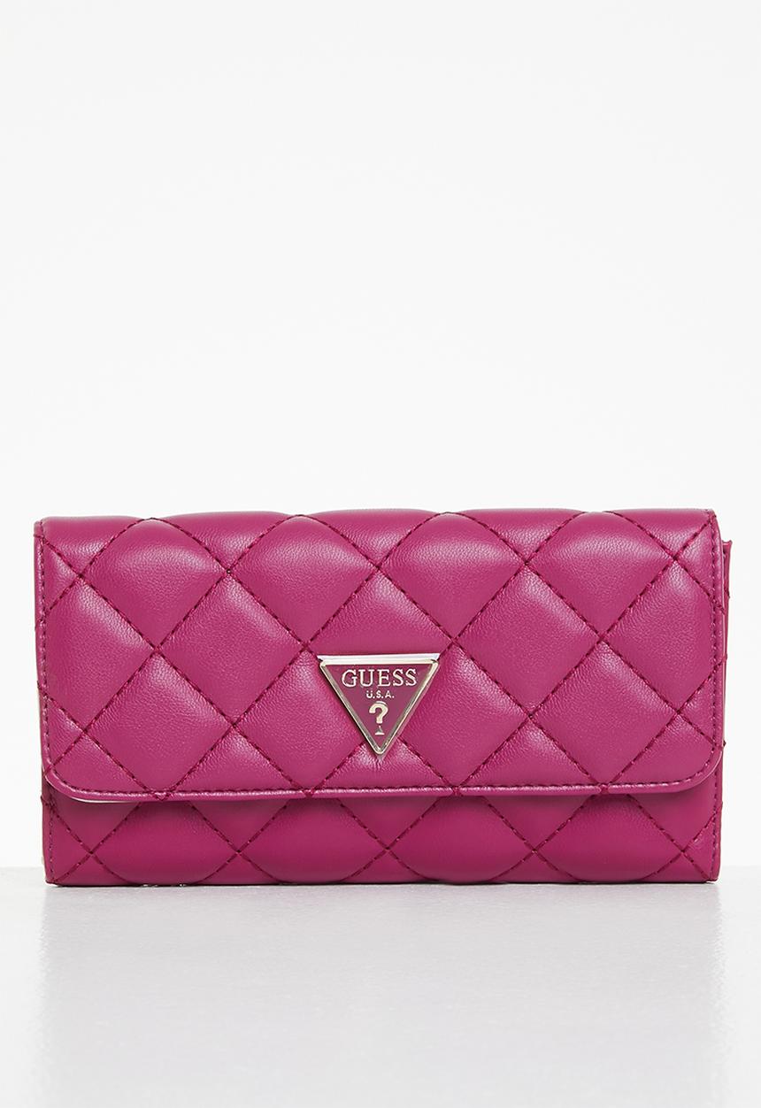 GUESS - Cessily slg multi clutch - fuchsia