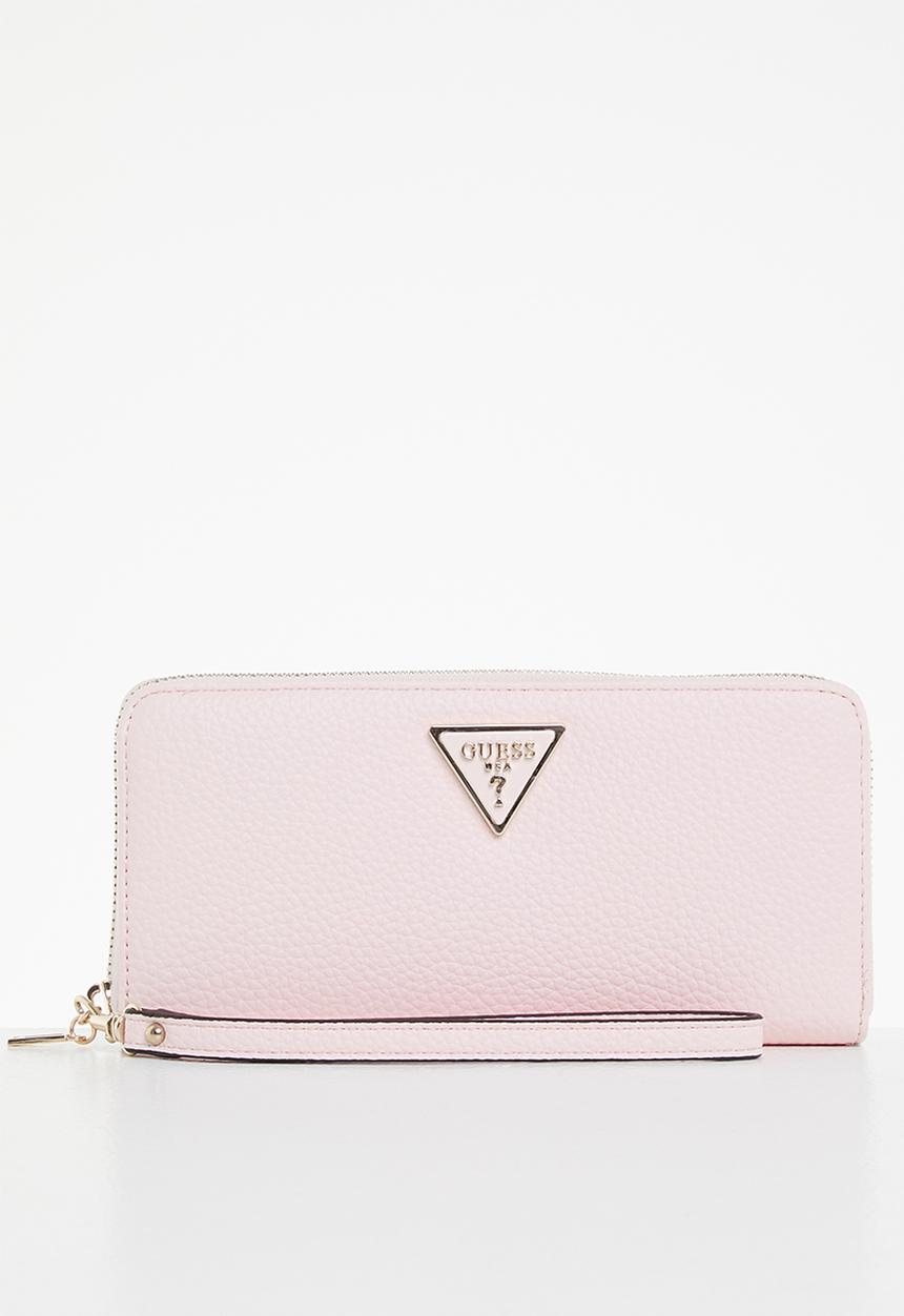 GUESS - Downtown chic slg lrg zip around - powder pink