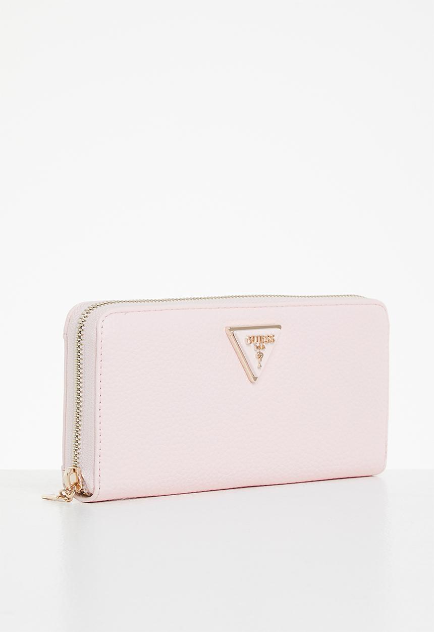 GUESS - Downtown chic slg lrg zip around - powder pink