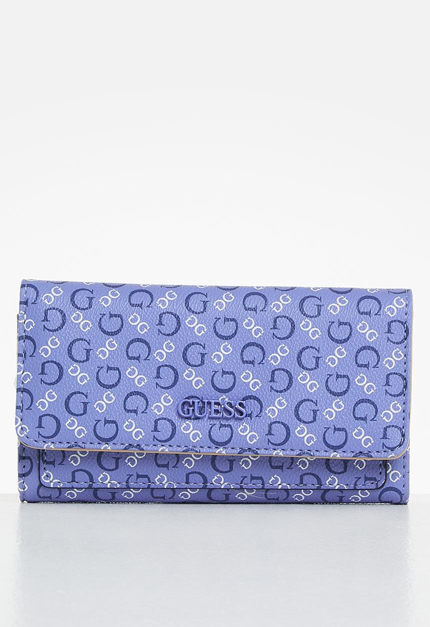 GUESS - Tempe slg slim clutch - blue