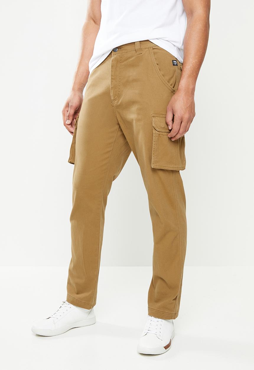 JEEP - Fixed waist twill pant - camel