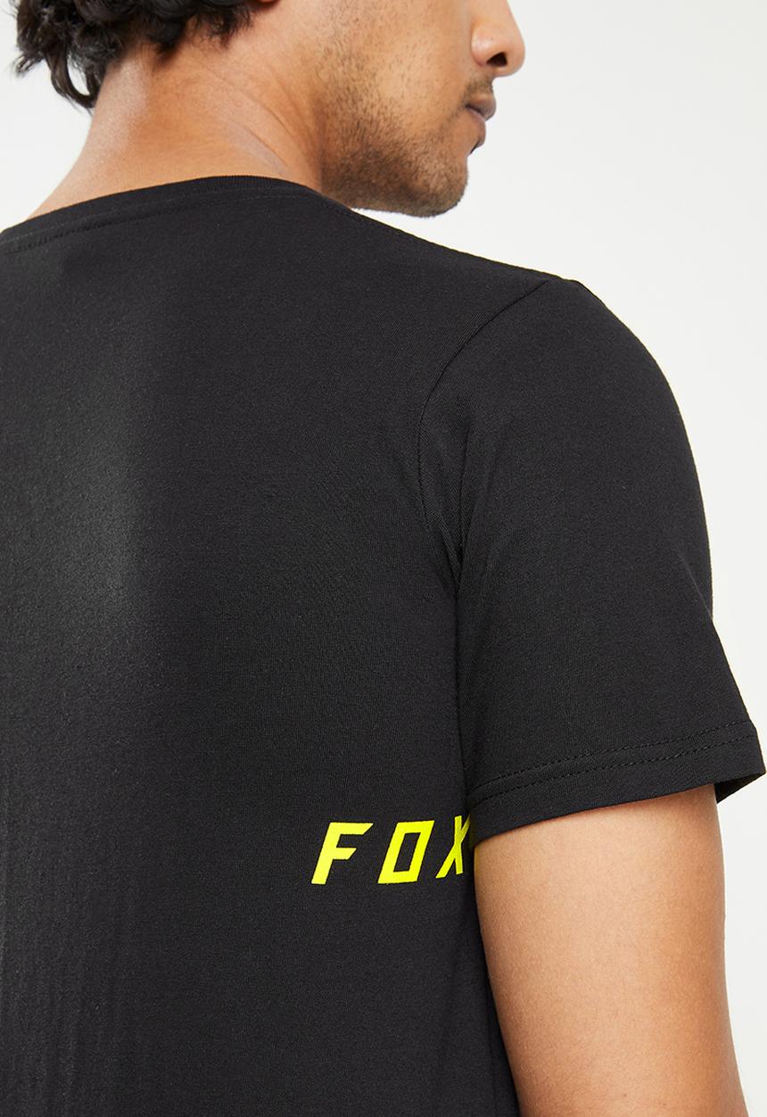 Fox - Mirer block short sleeve tee - black