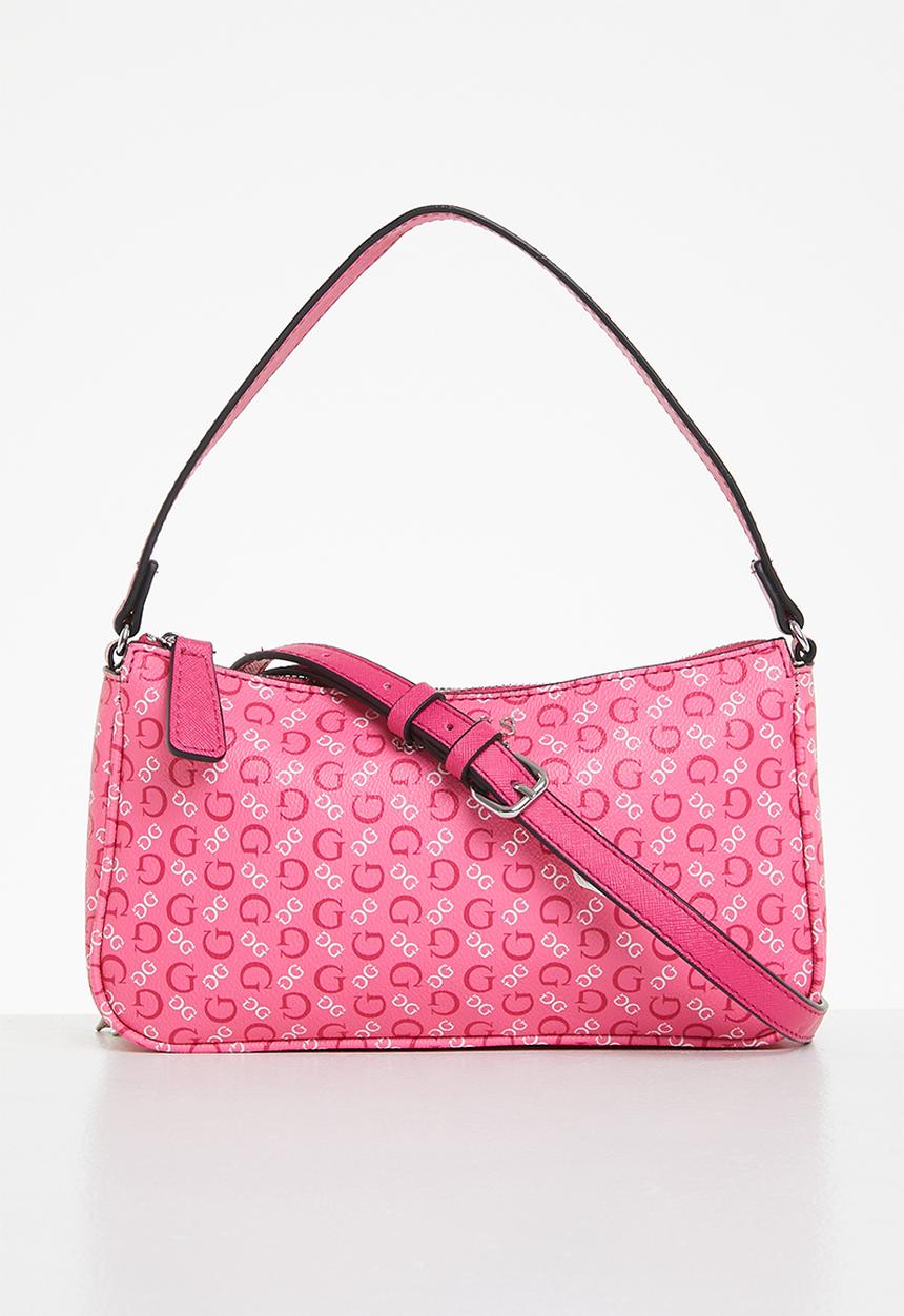 GUESS - Karlan mini top zip crossbody - pink