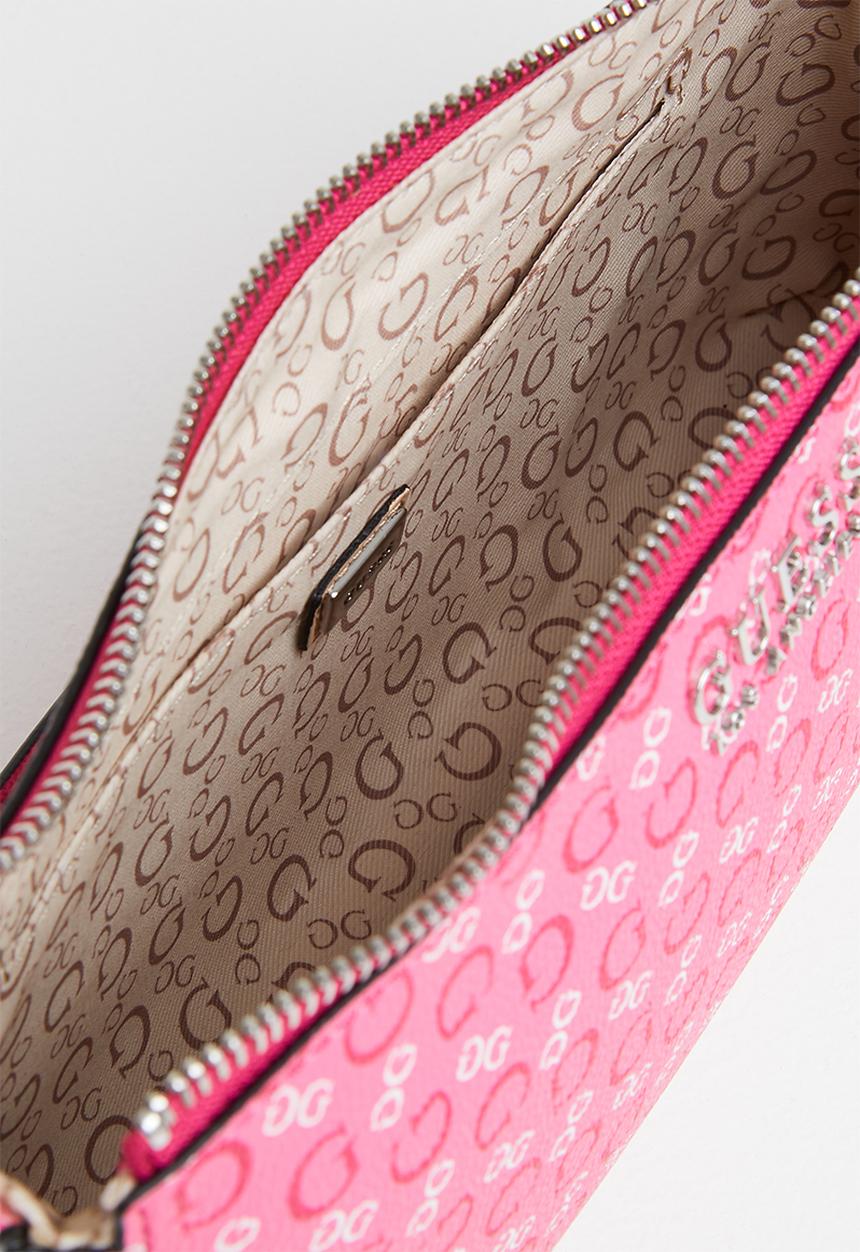 GUESS - Karlan mini top zip crossbody - pink