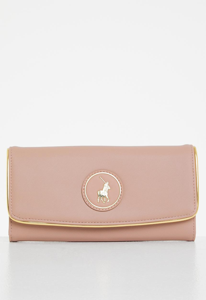 POLO - Nautical clutch purse - pink