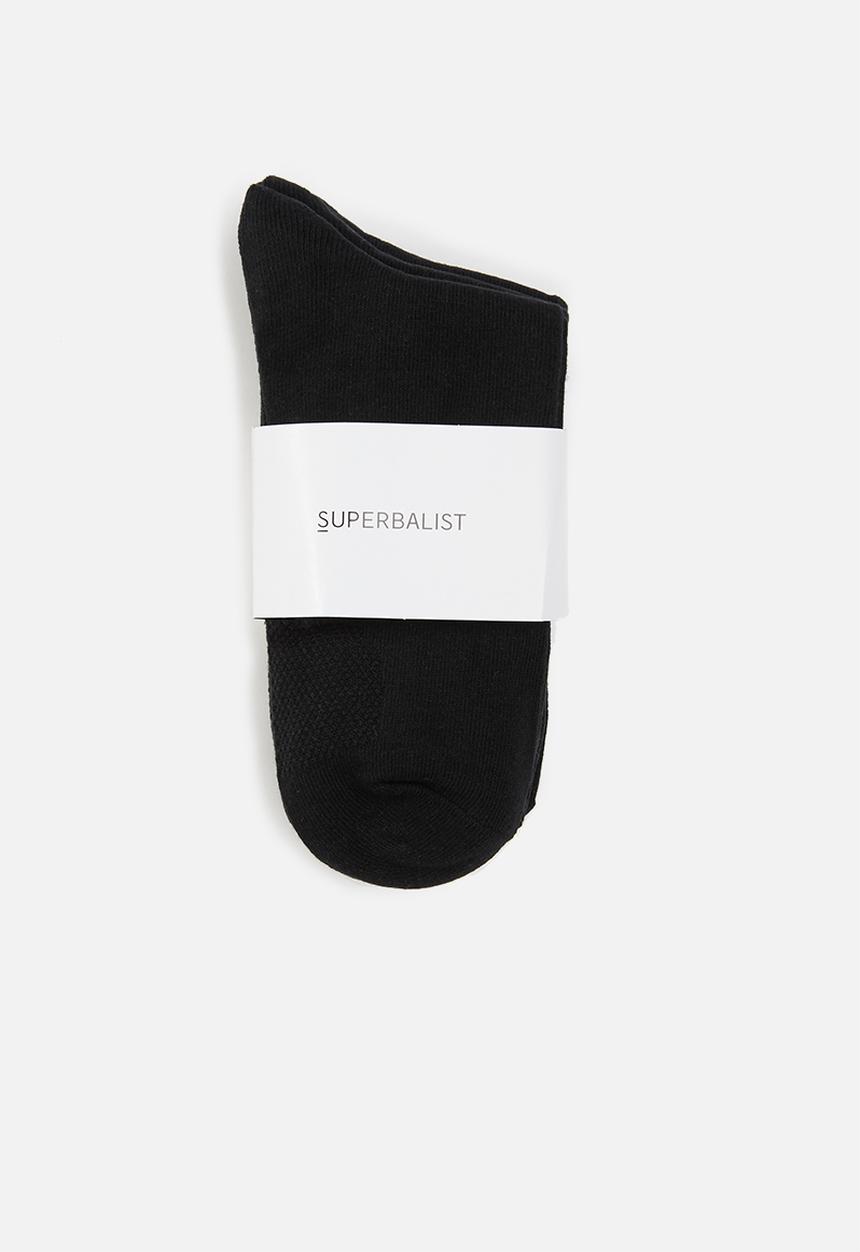 Superbalist - 5 pack socks - black