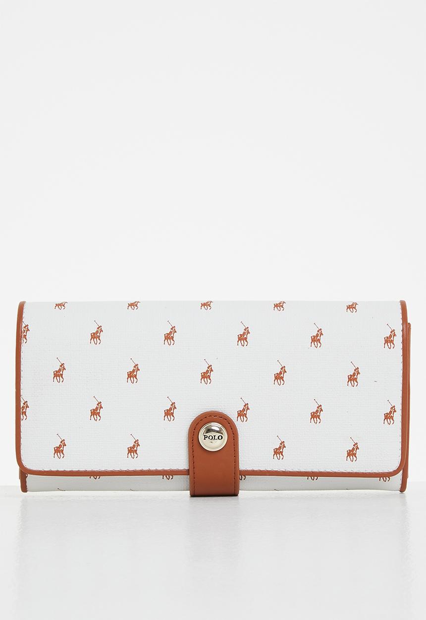 POLO - Iconic Clutch Purse - White
