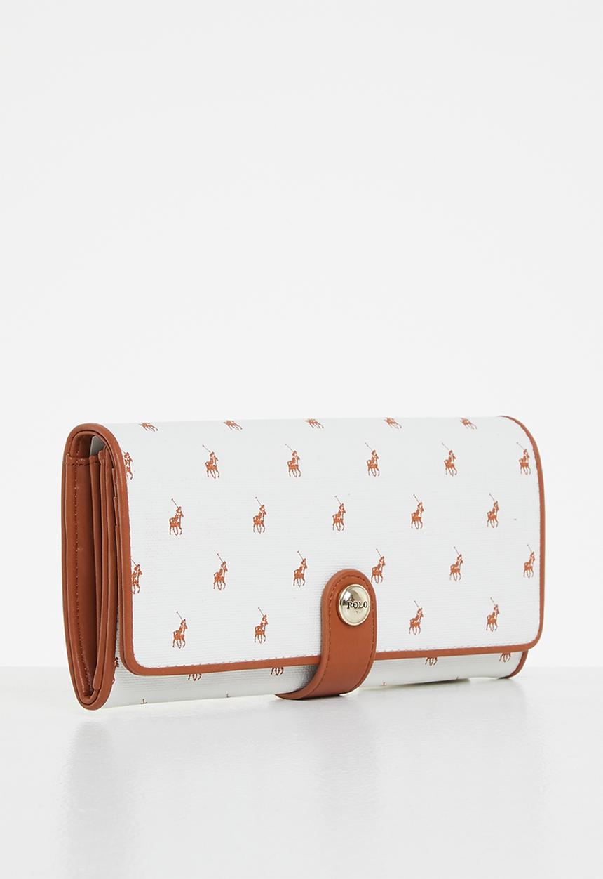 POLO - Iconic Clutch Purse - White